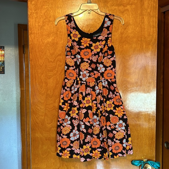 ModCloth black floral dress - Picture 2 of 3
